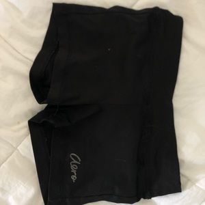Aero Black spandex shorts.